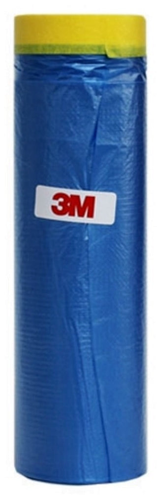 Masking Paper Automotive Masking Tape - Assorted Multi Pack, 3M No Residue Paint tape with Painters Plastic Sheeting for Painting 65 Feet - TOOL 1ST