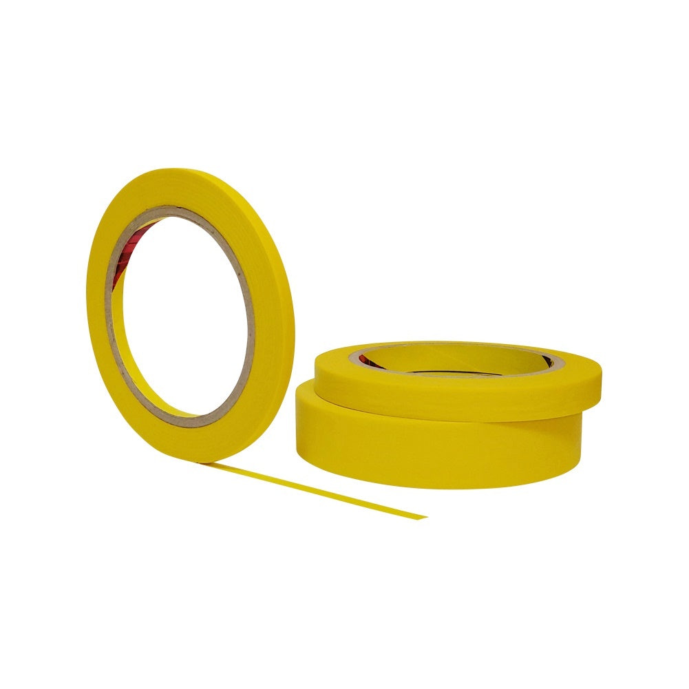 JMIBASIC Yellow Painters Tape for Car Paint - Assorted Size Automotive Masking Tape - TOOL 1ST