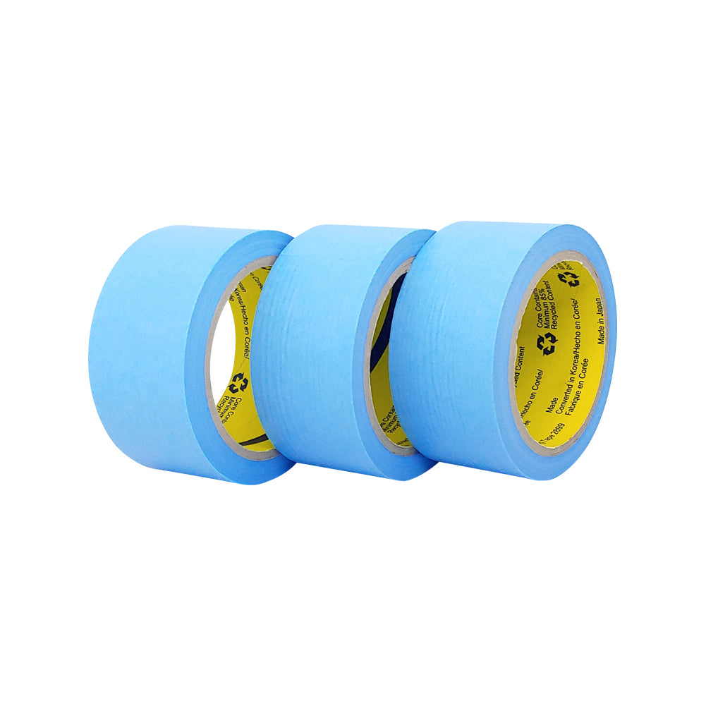 JMIBASIC Masking Tape Washi Paper  - 2 Inch (48mm) x 44 Yard, Multi Pack, Blue Painters Tape for Delicate Surface - TOOL 1ST