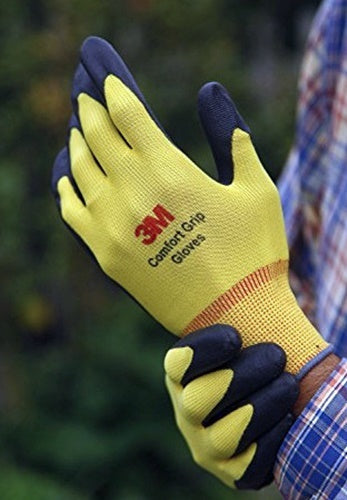 3M Nitrile Work Gloves colored - Foam Coated, Touch Screen, Machine Washable, Lightweight Comfort Gloves 10 Pairs - TOOL 1ST