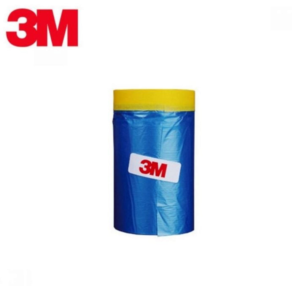 Masking Paper Automotive Masking Tape - Assorted Multi Pack, 3M No Residue Paint tape with Painters Plastic Sheeting for Painting 65 Feet - TOOL 1ST