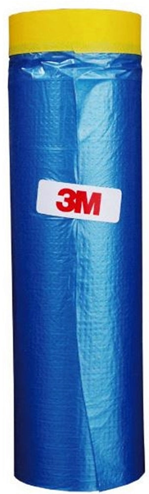 Masking Paper Automotive Masking Tape - Assorted Multi Pack, 3M No Residue Paint tape with Painters Plastic Sheeting for Painting 65 Feet - TOOL 1ST