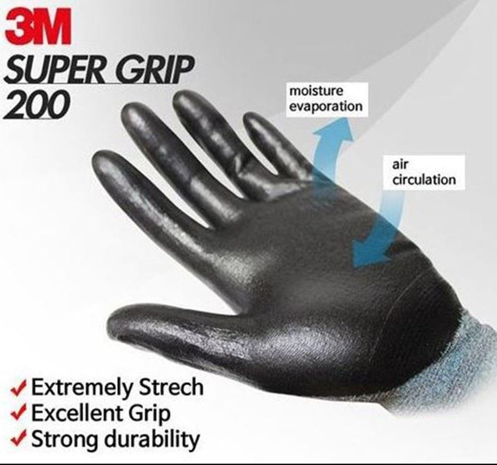 3M Nitrile Work Gloves for Woman - Pink, Screen Touch, Foam Coated, Machine Washable, Lightweight 3D Comfort Stretch Fit, 5 Pairs - TOOL 1ST