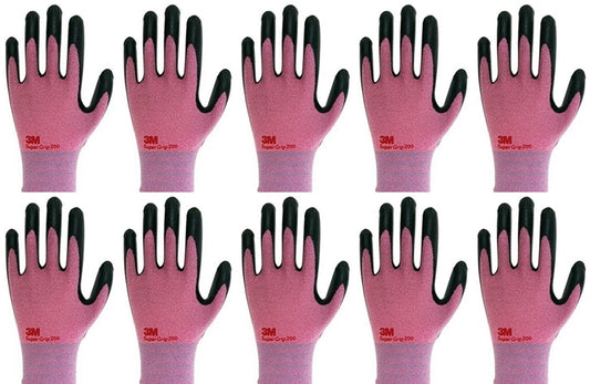 3M Nitrile Work Gloves Foam Coated, Touch Screen, Machine Washable, Lightweight 3D Comfort Stretch Fit 10 Pairs - TOOL 1ST